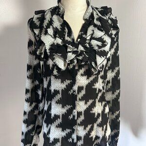 Go International Ruffled Lightweight Blouse